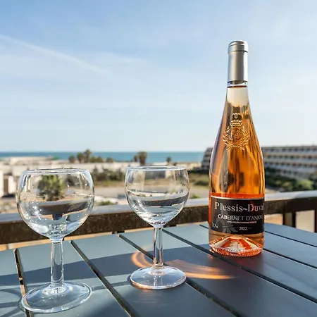 Libertino - Vue - Design - Terrasse - Parking - Heliopolis Village Naturiste Agde